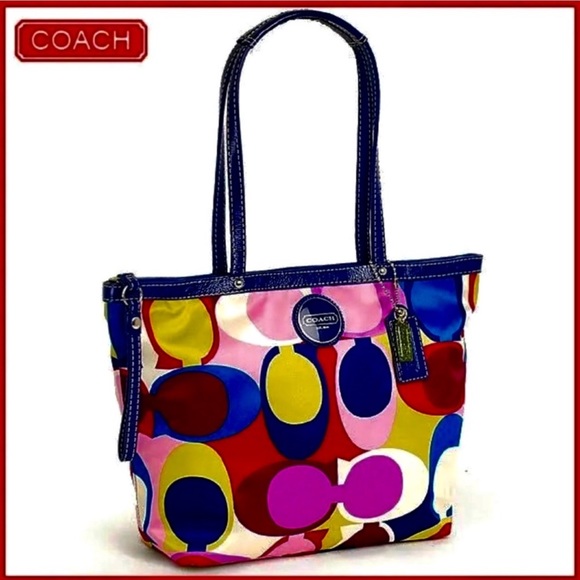 EUC Multi Color Monogramed Tote - Picture 10 of 10